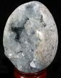 Gorgeous Celestine (Celestite) Geode Egg - Madagascar #37064-2